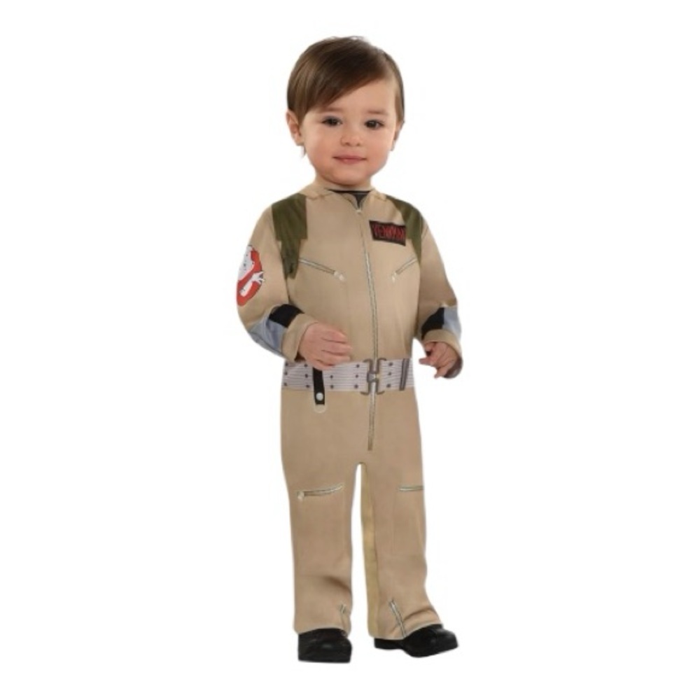 Baby Infant Ghostbusters Jumpsuit Boy’s Halloween Costume 6-12 Months